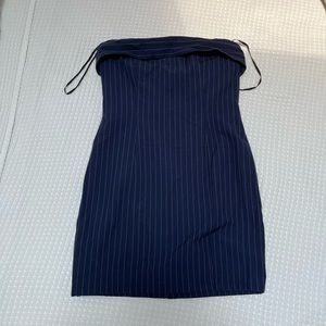 Princess Polly Sebastian Strapless Mini Dress Navy